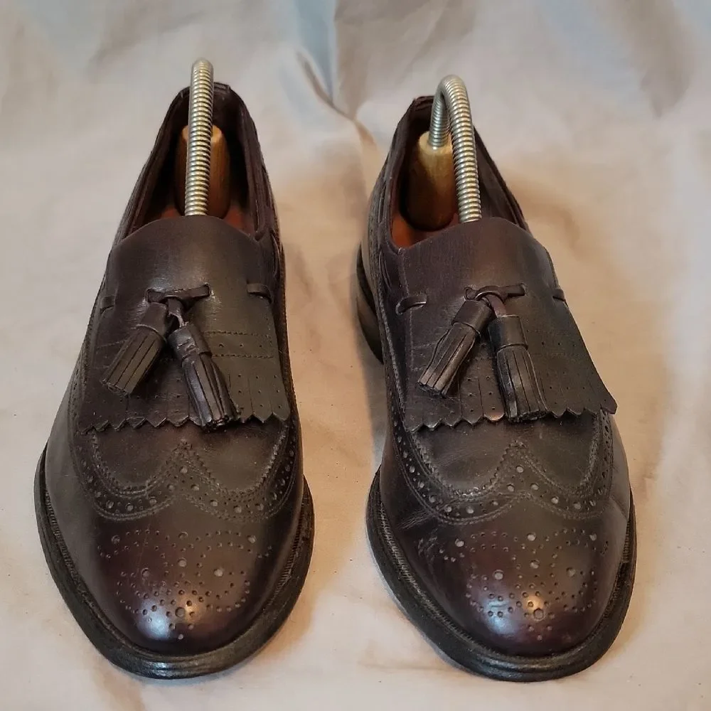 Allen Edmonds Black Leather Loafers Slip-Ons